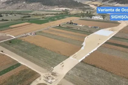 (Video) Lucrările la Varianta de Ocolire Sighișoara au depășit 16%!