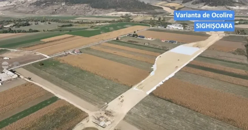 (Video) Lucrările la Varianta de Ocolire Sighișoara au depășit 16%!